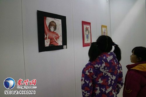 138幅儿童动漫作品亮相市科技馆 提供才艺展示平台